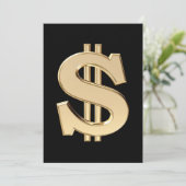 3D dollar sign (Standing Front)