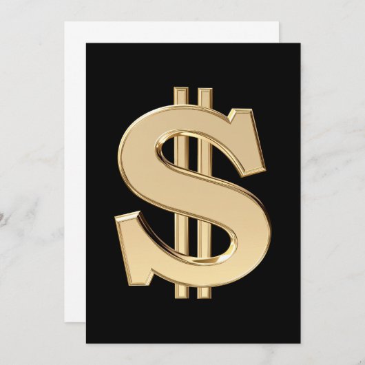 3D dollar sign (Front/Back)