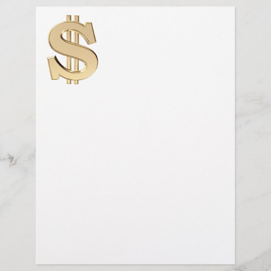 3D dollar sign (Front)