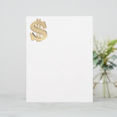 3D dollar sign (Standing Front)