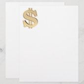 3D dollar sign (Front/Back)