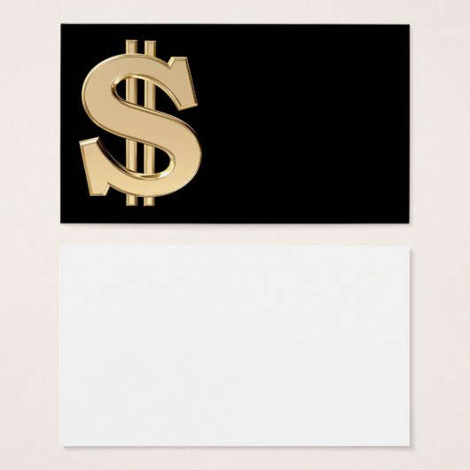 3D dollar sign (Front & Back)