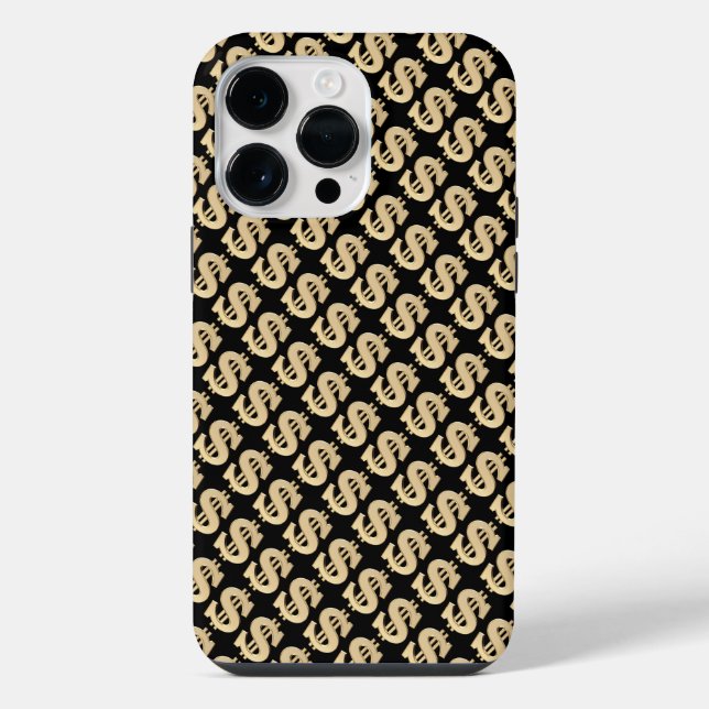 3D dollar sign Iphone Case (Back)