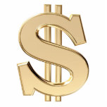 3D dollar sign Statuette<br><div class="desc">3D dollar sign</div>