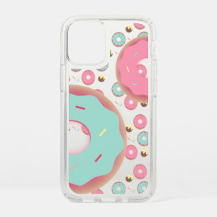 3D Donut Cake Balls Sprinkles Colorful Pink Speck iPhone 12 Mini Case