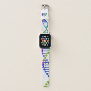 3D double helix DNA Apple Watch Band
