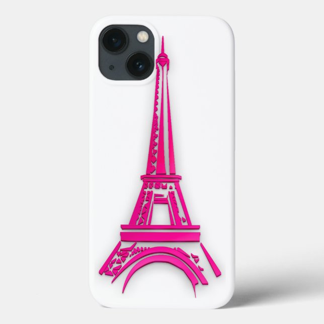 3d Eiffel tower, France clipart Case-Mate iPhone Case (Back)
