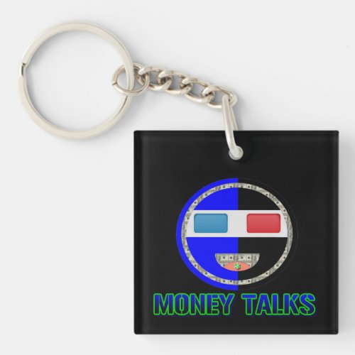 3D Emoji _ Money Talks Keychain