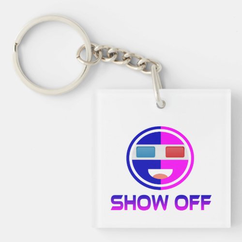 3D Emoji _ Show Off Keychain