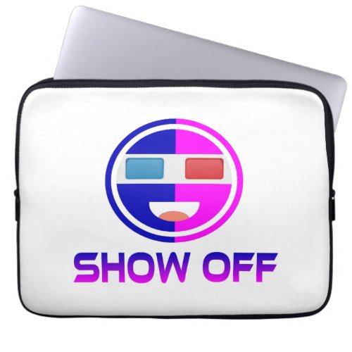3D Emoji _ Show Off Laptop Sleeve