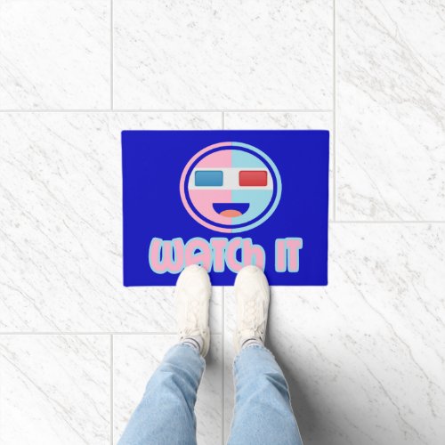 3D Emoji _ Watch It  Doormat