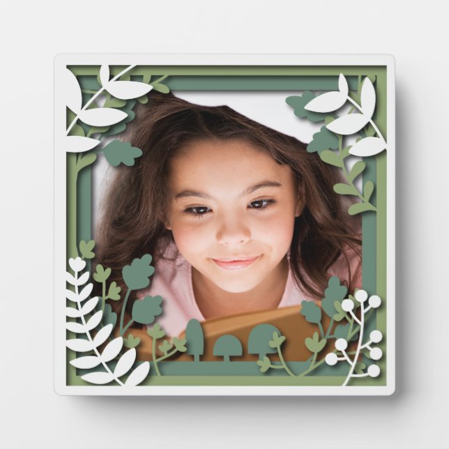 3D Enchanted Forest Photo Frame Mom Gift Plaque (Front)