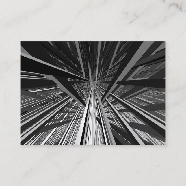 3d Extreme Perspective Business Card (Front)