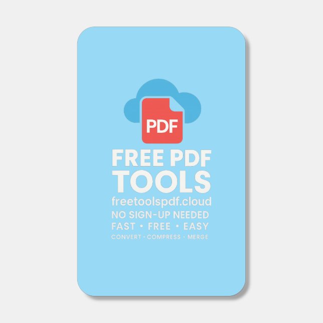🔥 3D Fantasy Logo – FreetoolsPDF.Cloud Matchboxes (Front)