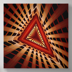 3D Fantasy Network Modern Fractal Graphic Design Acrylic Photo Tile