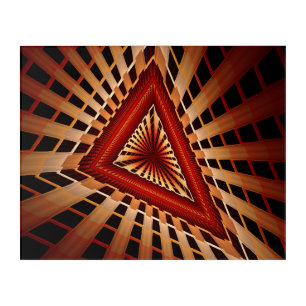 3D Fantasy Network Modern Fractal Graphic Design Acrylic Print