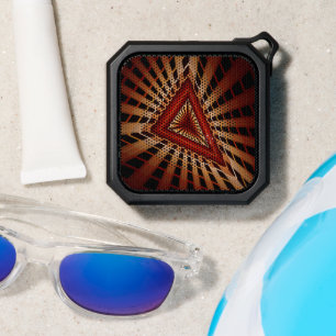 3D Fantasy Network Modern Fractal Graphic Design Bluetooth Speaker