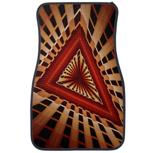 3D Fantasy Network Modern Fractal Graphic Design Car Floor Mat