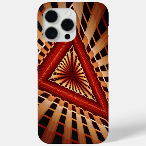 3D Fantasy Network Modern Fractal Graphic Design iPhone 15 Pro Max Case