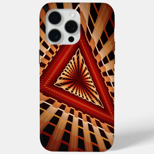 3D Fantasy Network Modern Fractal Graphic Design iPhone 15 Pro Max Case