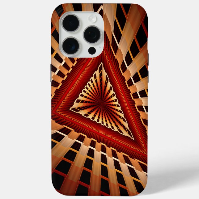 3D Fantasy Network Modern Fractal Graphic Design Case-Mate iPhone Case (Back)