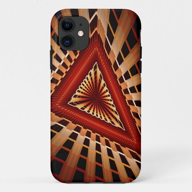 3D Fantasy Network Modern Fractal Graphic Design Case-Mate iPhone Case (Back)
