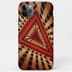 3D Fantasy Network Modern Fractal Graphic Design iPhone 11 Pro Max Case