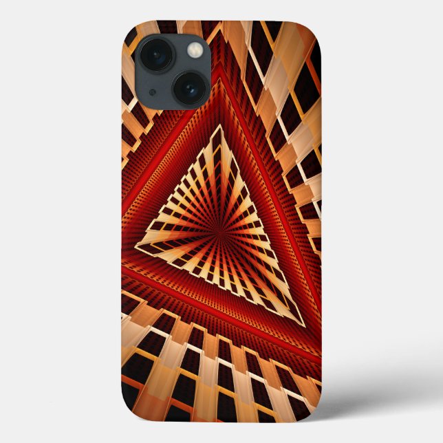 3D Fantasy Network Modern Fractal Graphic Design Case-Mate iPhone Case (Back)