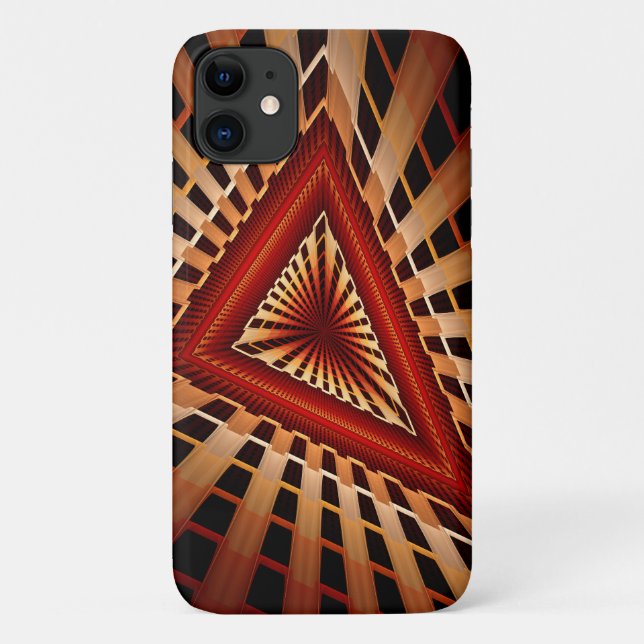 3D Fantasy Network Modern Fractal Graphic Design Case-Mate iPhone Case (Back)