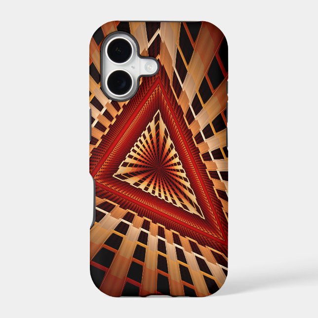 3D Fantasy Network Modern Fractal Graphic Design Case-Mate iPhone Case (Back)