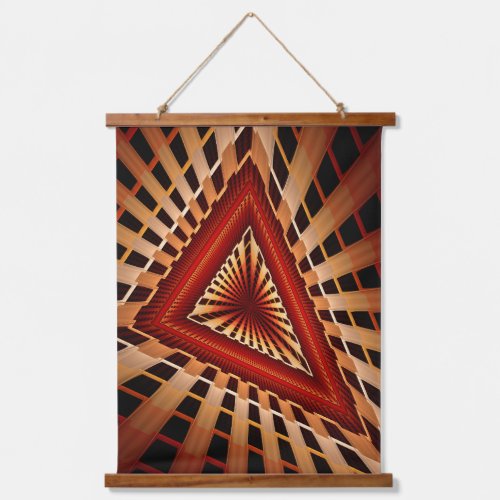 3D Fantasy Network Modern Fractal Graphic Design Hanging Tapestry