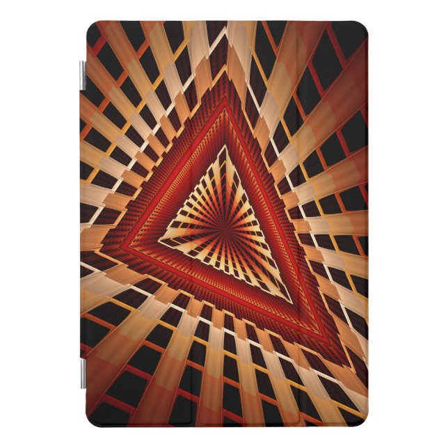 3D Fantasy Network Modern Fractal Graphic Design iPad Pro Cover (Front)