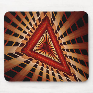 3D Fantasy Network Modern Fractal Graphic Design Mouse Pad