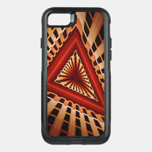 3D Fantasy Network Modern Fractal Graphic Design OtterBox Commuter iPhone SE/8/7 Case