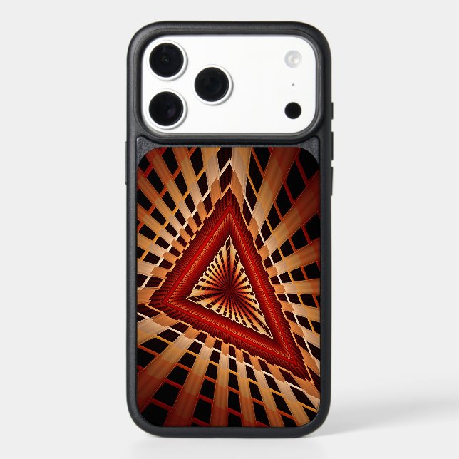 3D Fantasy Network Modern Fractal Graphic Design Otterbox iPhone Case (Back)