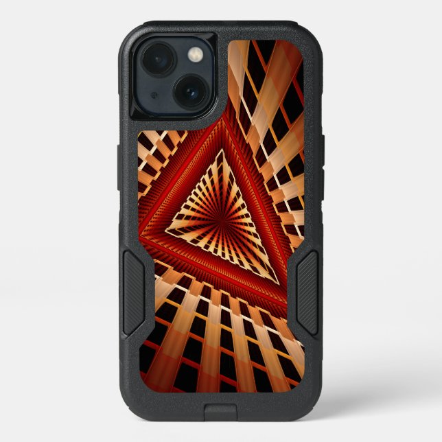 3D Fantasy Network Modern Fractal Graphic Design Otterbox iPhone Case (Back)