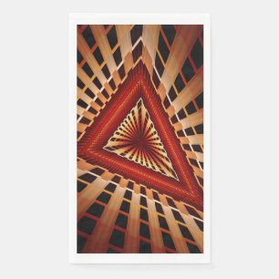 3D Fantasy Network Modern Fractal Graphic Design Paper Guest Towels