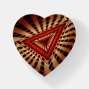 3D Fantasy Network Modern Fractal Graphic Design Paperweight