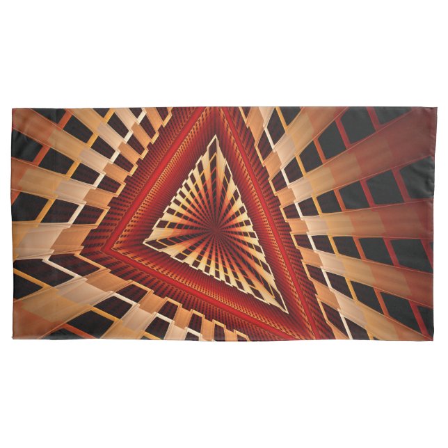 3D Fantasy Network Modern Fractal Graphic Design Pillow Case (Front)