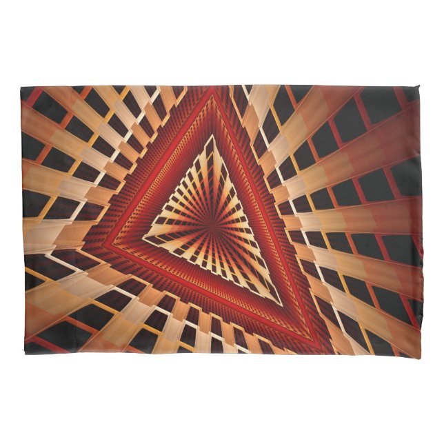 3D Fantasy Network Modern Fractal Graphic Design Pillow Case (Front)