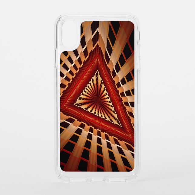 3D Fantasy Network Modern Fractal Graphic Design Speck iPhone XS Max Case (Front)