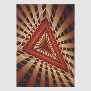 3D Fantasy Network Modern Fractal Graphic Design Tissue Paper