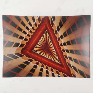 3D Fantasy Network Modern Fractal Graphic Design Trinket Tray