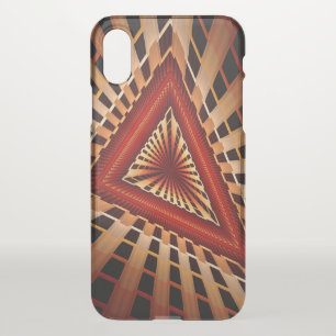 3D Fantasy Network Modern Fractal Graphic Design iPhone XS Case