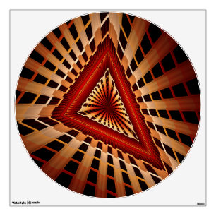 3D Fantasy Network Modern Fractal Graphic Design Wall Decal