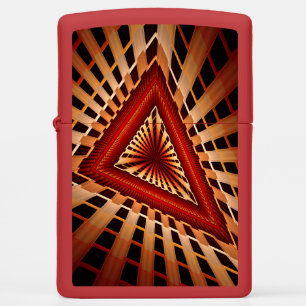 3D Fantasy Network Modern Fractal Graphic Design Zippo Lighter