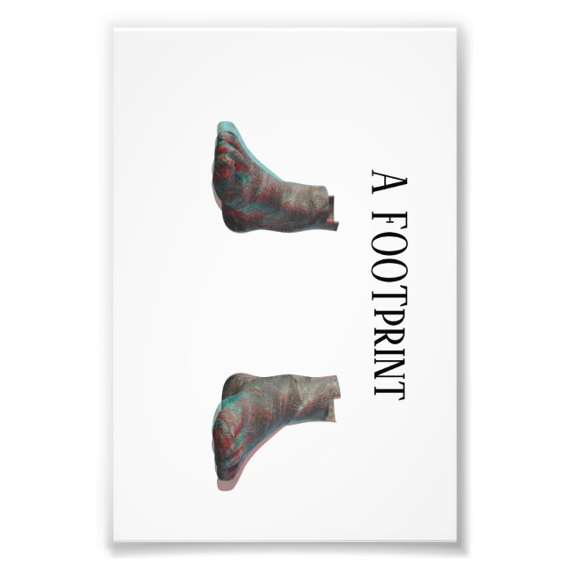 3D Feet Photo Print (Front)