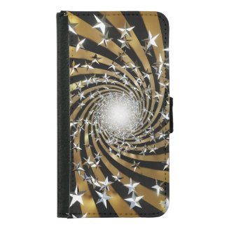 3D Festive, Decorative Illustration Background. Samsung Galaxy S5 Wallet Case