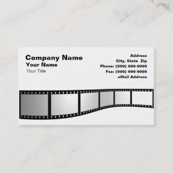 3d Film Strip Business Card by GeoPappas at Zazzle