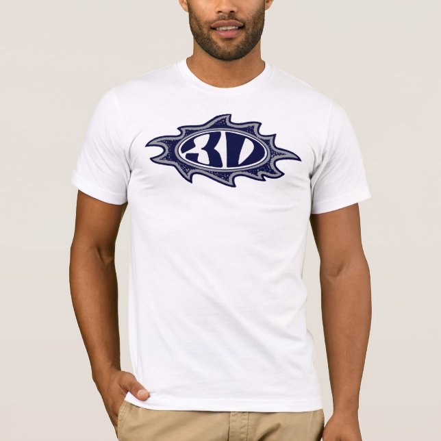3d Flame Logo T-Shirt (Front)